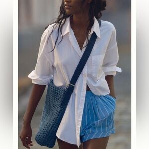 Anthropologie The Kalani Woven Knot Bag